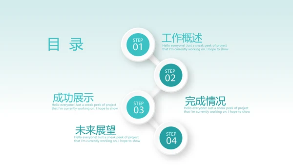 蓝色简约牙科口腔健康年终工作总结动态PPT
