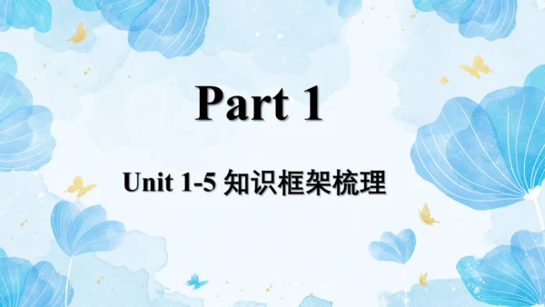 人教八年级上册英语期中1-5复习课件