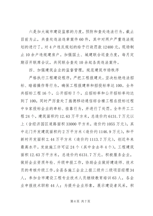 建委工作总结及工作要点计划.docx