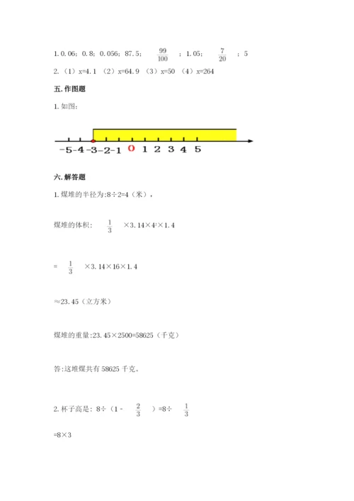 小升初数学期末测试卷学生专用.docx