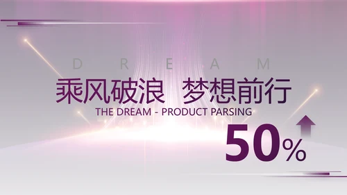 紫色公司品牌发布会策划方案工作总结PPT