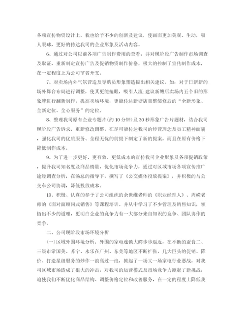 精编之家电销售人员工作总结精选范文.docx