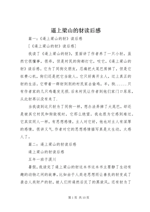 逼上梁山的豺读后感.docx