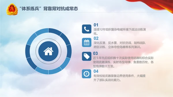 军队教育建设强大蓝海海军航母舰队PPT