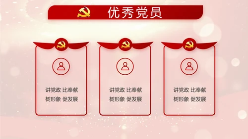 红色大气选举换届大会工作总结汇报计划PPT