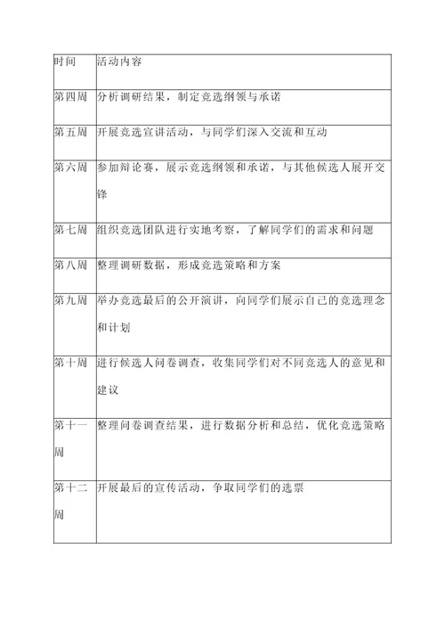 学生会竞聘策划书