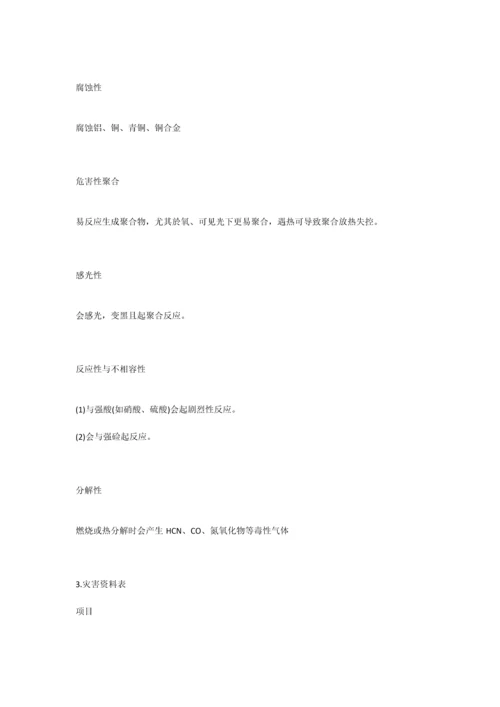 丙烯腈应急处置方案.docx