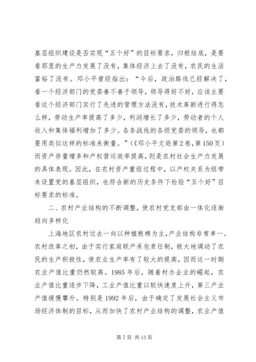 现代化与农村党支部设置的新变化.docx