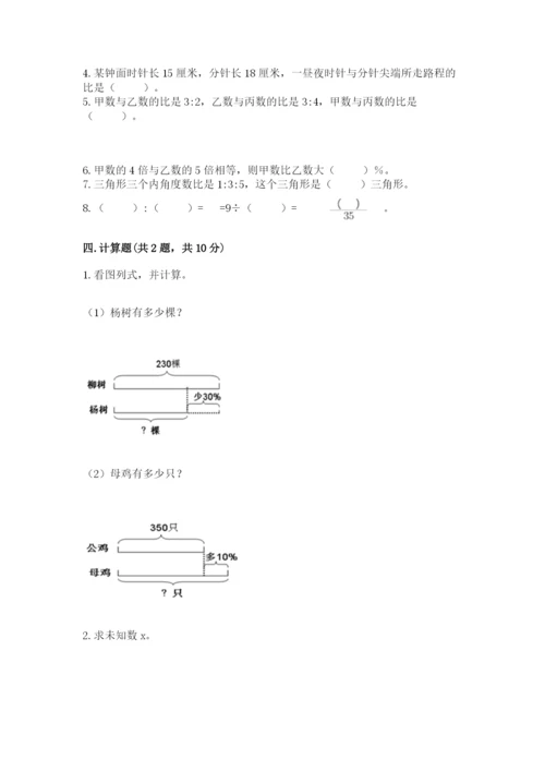 富民县六年级下册数学期末测试卷（综合题）.docx