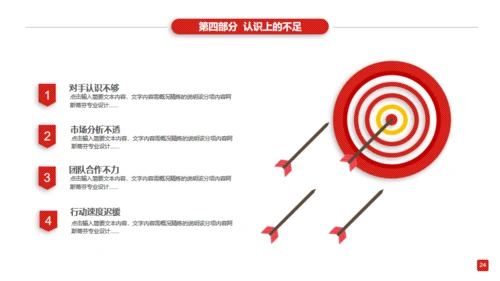 红色大气商务工作汇报通用PPT模板