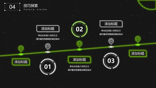 平面设计酸性风格设计经验分享通用PPT模板