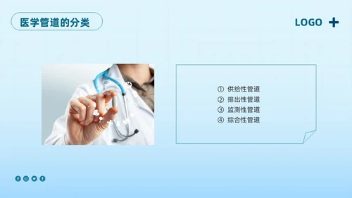 蓝色简约护理管道安全管理PPT模板宣传PPT动态PPT护理安全管理