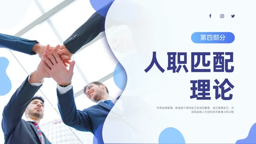 蓝紫色商务自我管理能力培训PPT课件