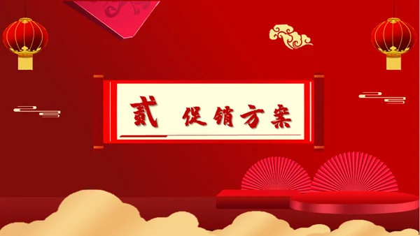 新春年节货庙会通用PPT模板