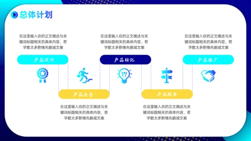 职场汇报工作总结蓝色简约通用PPT模板