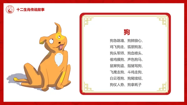 十二生肖介绍ppt模版