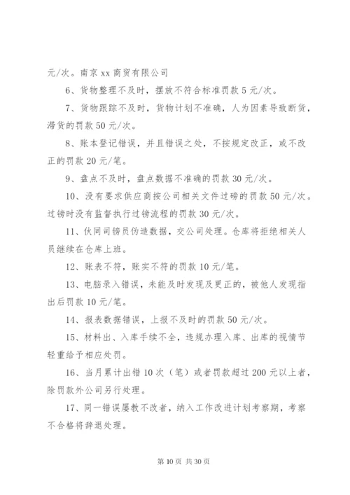 商贸公司规章制度.docx