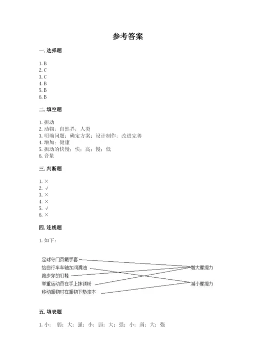 教科版四年级上册科学期末测试卷带答案（研优卷）.docx