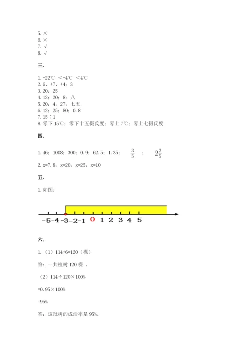 北师大版数学小升初模拟试卷【考点精练】.docx
