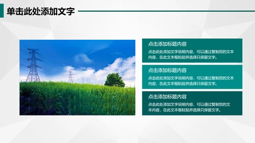 电网国网电力公司供电局总结汇报PPT模板