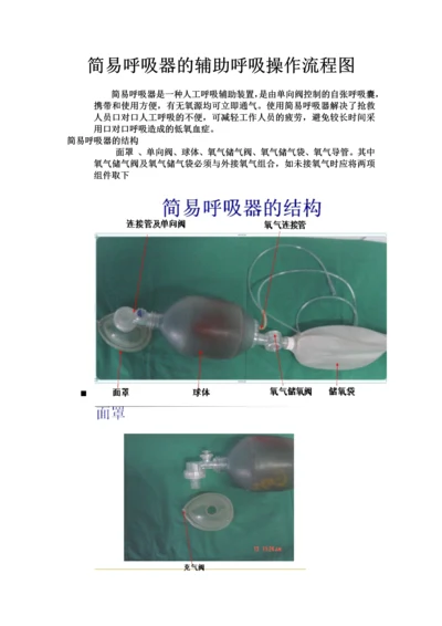 简易呼吸器辅助呼吸操作流程图.docx