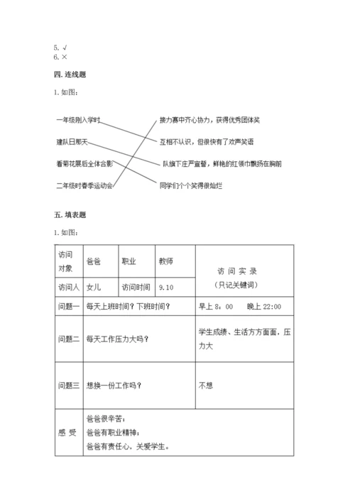 部编版小学四年级上册道德与法治期中测试卷附答案（达标题）.docx