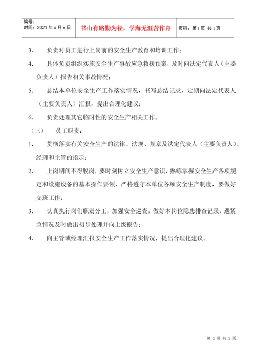 文化娱乐场所经营单位安全生产责任制度.docx