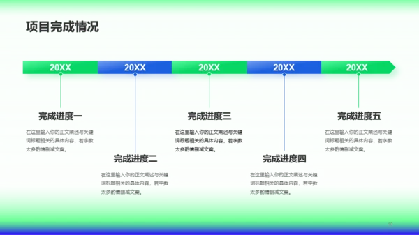 蓝绿渐变创意酷炫竞聘述职PPT