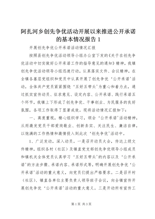 阿扎河乡创先争优活动开展以来推进公开承诺的基本情况报告1 (5).docx