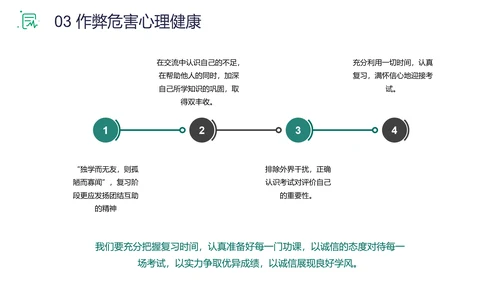 规范答题诚信应考班会PPT