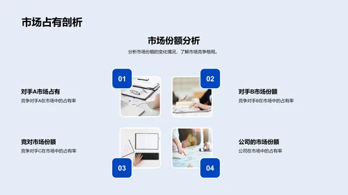 营销业务年中汇报PPT模板