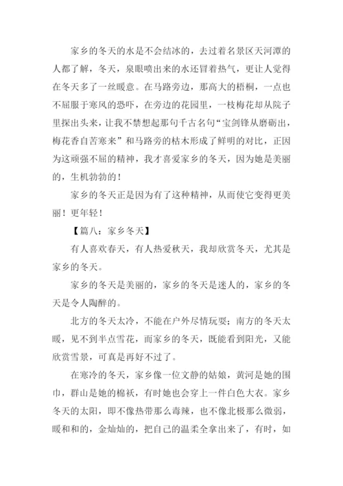 描写家乡冬天的作文-1.docx