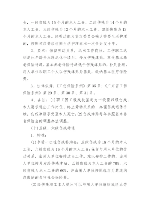 广东省工伤保险赔偿标准.docx