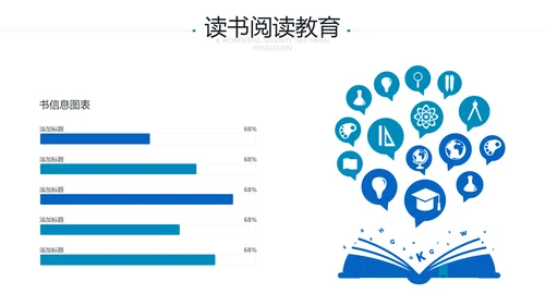 笔刷书香中国读书节阅读推荐分享教育PPT