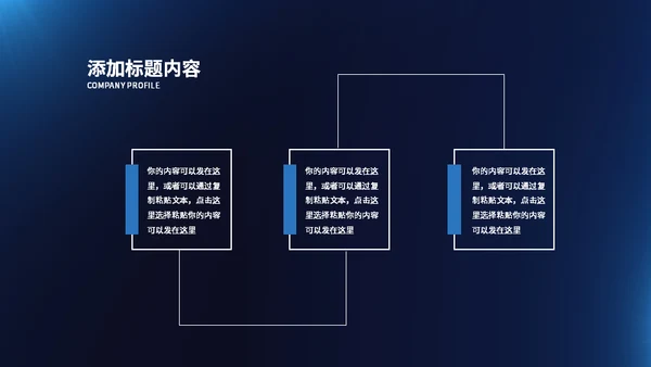年度总结大会蓝色简约风通用PPT模板