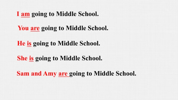 Module 10 Unit 1 We are going to different schools