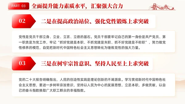 简约党课深化党建引领增强能力素质机关党建PPT