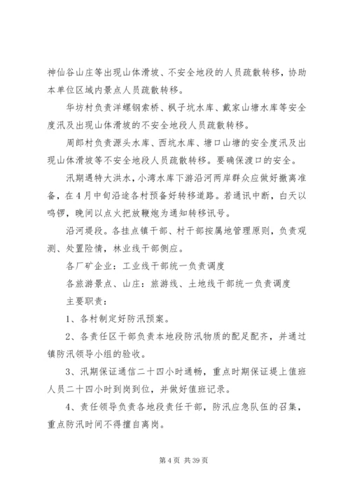 乡镇防汛应急预案5篇.docx