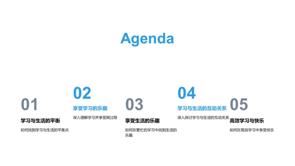 学生生活学习平衡法PPT模板