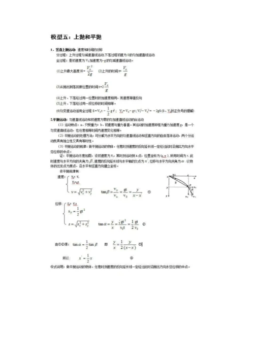 高中物理的各种模型.docx