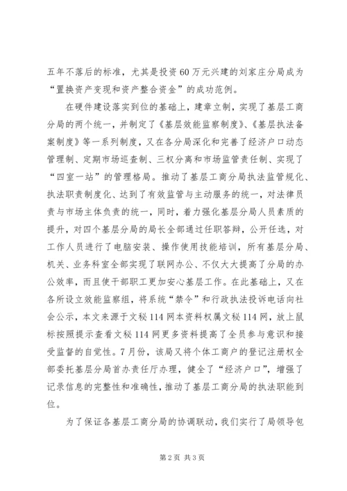 县工商局基层建设工作汇报_1.docx