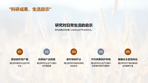 农学研究探索