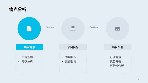 蓝色商务现代地产金融商业计划PPT案例