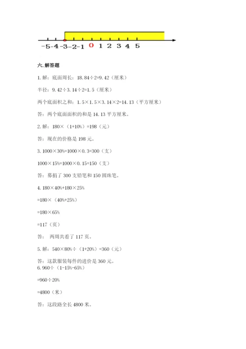 小升初数学期末测试卷附答案（夺分金卷）.docx