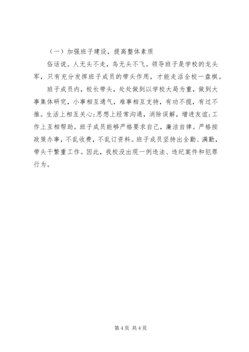 小学目标管理工作自查报告.docx