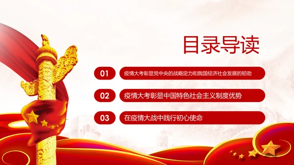 在疫情大考中践行初心使命主题党课培训PPT