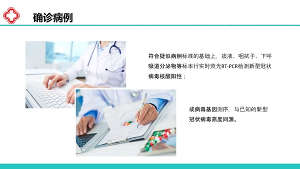 新型冠状病毒感染病例诊疗方案PPT模板