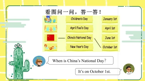 五年级下册Unit 4 When is the art show知识点复习课件