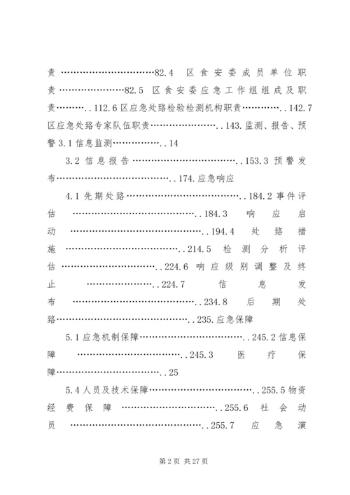 重大食品药品安全事件应急预案 (5).docx