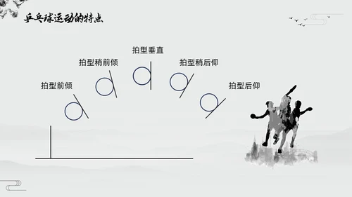 黑白中国风水墨乒乓球起源与发展小学体育PPT课件PPT模板宣传PP
